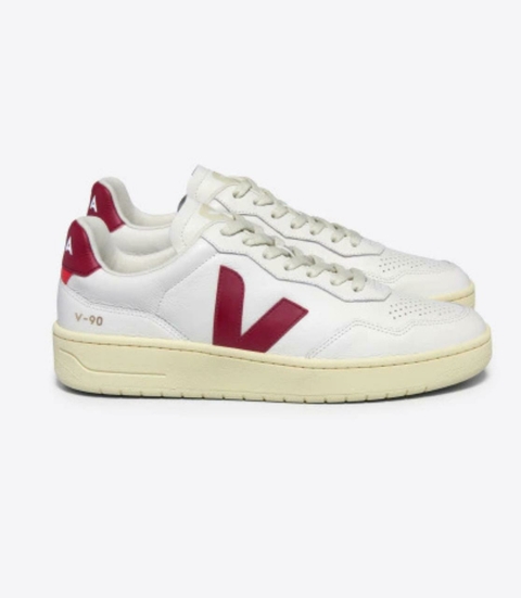 V-90 O.T. LEATHER EXTRA WHITE MARSALA - comprar online