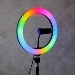 Aro De Luz Led 30 Cm Con Trípode 2 Metros Ionify AuraMobile 12 RGB - Ionify | Tienda oficial