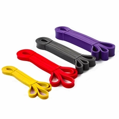 Combo Super Banda Elastica Stretch Xl Dominadas Resistencia Baja