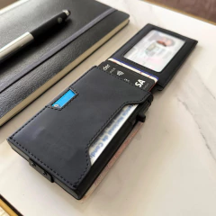 Billetera Ionify Urbana Edge Negra con Gatillo - tienda online