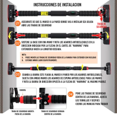 Barra Dominadas Para Puerta Ajustable Forcebar - Ionify | Tienda oficial