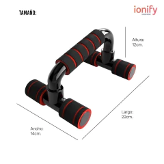 Imagen de Barras Push Up Flexiones Paralelas Force Push - Gym Crossfit Boxeo