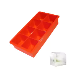 Cubetera de silicona para 8 cubos de hielo de 5cm - comprar online