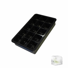 Cubetera de silicona para 15 cubos de hielo de 3.5cm