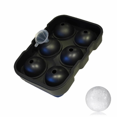 Cubetera de silicona con tapa para formar 6 esferas de 4,5cm