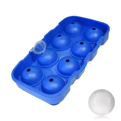 Cubetera de silicona con tapa para formar 8 esferas de 4,5cm - tienda online