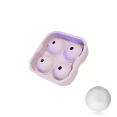 Cubetera de silicona con tapa para formar 4 esferas de 4,5cm - comprar online