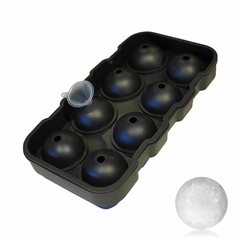 Imagen de Cubetera de silicona con tapa para formar 8 esferas de 4,5cm