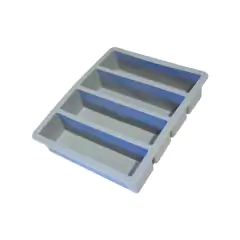 Cubetera de silicona para 4 barras grandes de hielo
