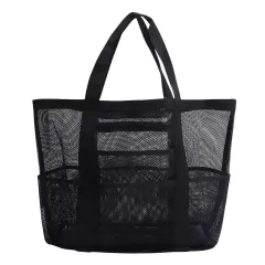 Bolso de playa Ionify UR Beach Negro Malla Red