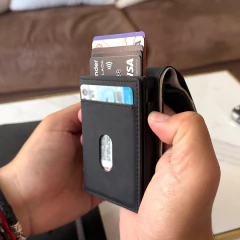 Billetera Ionify Urbana Apex Negra con Gatillo - tienda online