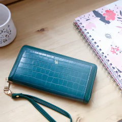 Billetera Ionify Ur Cairo Verde Sobre De Mujer Grande - Ionify | Tienda oficial