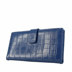 Billetera Tarjetero Ionify Ur Canberra Azul Sobre De Mujer Grande