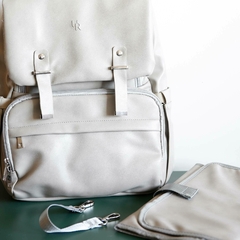 Mochila Maternal Ionify Ur Classic Gris Cambiador Porta Mamadera - comprar online