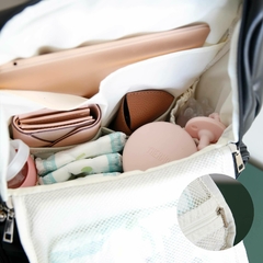 Mochila Maternal Ionify Ur Classic Negra Cambiador Porta Mamadera - Ionify | Tienda oficial
