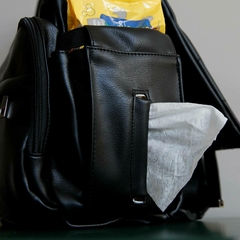 Mochila Maternal Ionify Ur Classic Negra Cambiador Porta Mamadera - comprar online