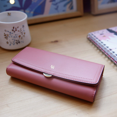 Billetera Ionify Ur Manhattan Rosa Sobre De Mujer Grande en internet