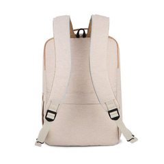 Imagen de Mochila Ionify Urbana Style Crema Puerto Usb Impermeable