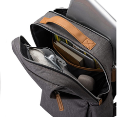 Mochila Ionify Urbana Style Gris Puerto Usb Impermeable