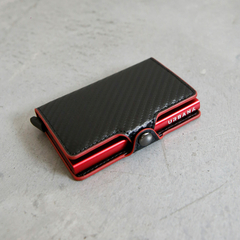 Billetera Ionify Urbana Carbon Red con Gatillo y Protección RFID en internet