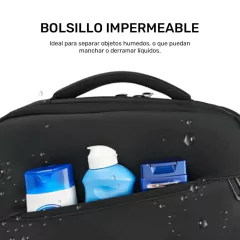 Mochila para viaje Ionify Urbana Exclusive Negra Impermeable Puerto Usb - tienda online