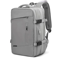 Mochila para viaje Ionify Urbana Exclusive Gris Impermeable Puerto Usb