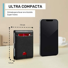 Billetera Ionify Urbana Fold Negra - tienda online