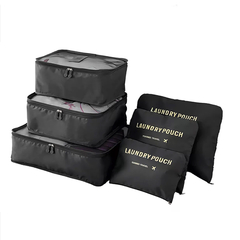 Kit Separador Organizador para Valijas Urbana Ready Negro