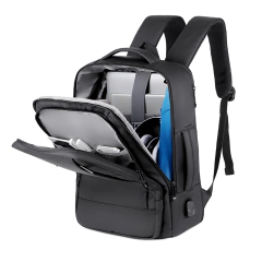 Mochila Ionify Urbana Smart Gris Puerto Usb Impermeable - comprar online