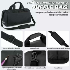 Bolso Deportivo Ionify Urbana Sport Negro Impermeable - Ionify | Tienda oficial