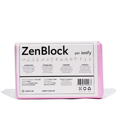 Bloque Ladrillo Yoga Ionify Zenblock - EVA - Pilates Fitness Gym - comprar online