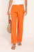CALÇA 5 POCKETS LINHO LARANJA V25 na internet