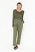 Tricot V Viscose VERDE MILITAR