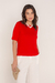 T-SHIRT GOLA AGENDER Vermelho - buy online