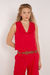 Top Cropped V Color Vermelho - buy online