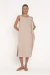 VESTIDO ASSIMÉTRICO SAFIRA NATURAL - buy online