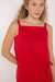 VESTIDO HORTENCIA LINHO Vermelho - buy online