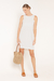 VESTIDO DEGRAU PURO LINHO OFF WHITE