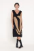 VESTIDO TRICOT JACQUARD PRETO na internet