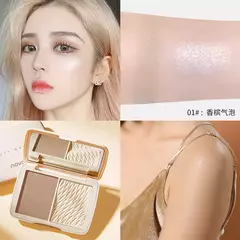 NOVO- DÚO MAKEUP CONTORNO E ILUMINADOR
