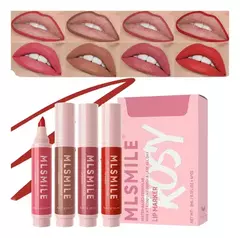 MLSMILE- SETX4 LIP MARKER- LABIAL EN FIBRA - comprar online