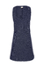 Vestido Curto Canelado - Azul Marinho