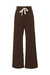 Calça Reta Moletinho - Dark Brown - loja online