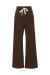 Calça Reta Moletinho - Dark Brown - loja online