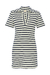 Vestido Polo Listrado - Branco/azul Marinho - comprar online