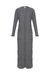 Maxi Cardigan Canelado - Cinza Chumbo - comprar online