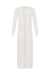 Maxi Cardigan Canelado - Off White - comprar online
