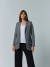 Blazer Malha Alfaiataria - Cinza - comprar online