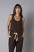 Camiseta Canelada - Dark Brown - comprar online