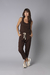 Calça Skinny Moletinho - Dark Brown